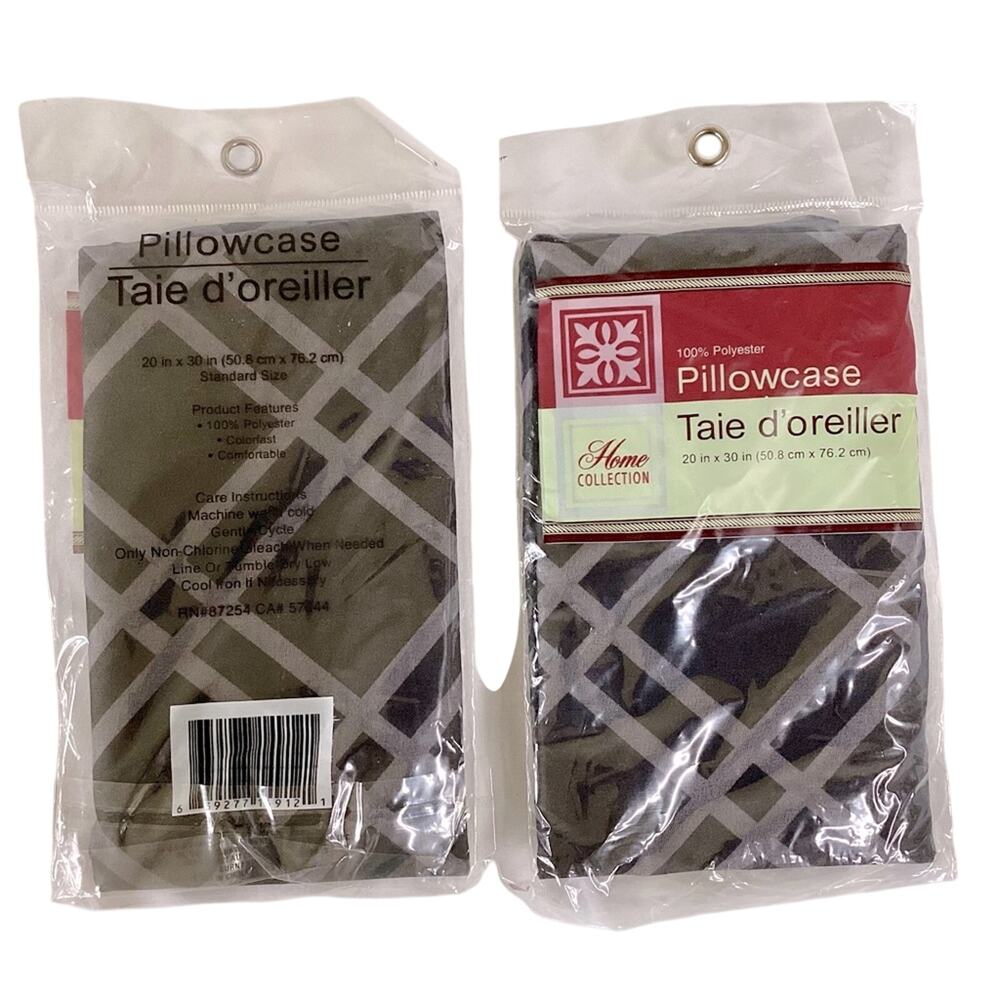 Home Collection Pillow Cases, set of 2